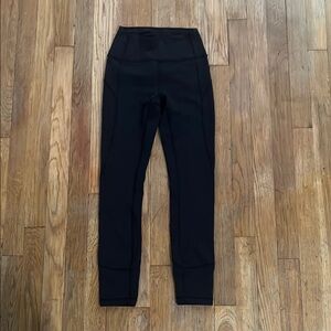 Size 2 In Movement Black Lululemon 25” leggings